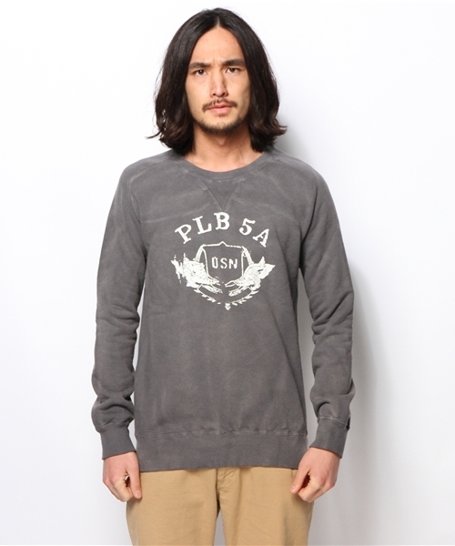 goa（ゴア）の「硫化ビンテージ裏毛プルオーバー（スウェット・メンズ・ブラック/ベージュ/カーキ/マスタード・FREE）」の9枚目の写真