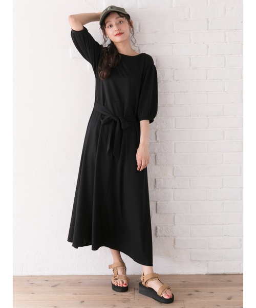 E Hyphen World Gallery イーハイフンワールドギャラリー の ウエストマークマキシワンピース ワンピース Wear