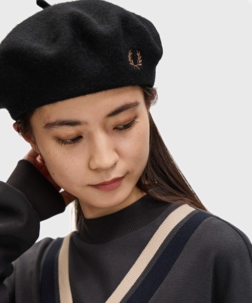 Wool Beret／フレッドペリーベレー帽（ハンチング/ベレー帽