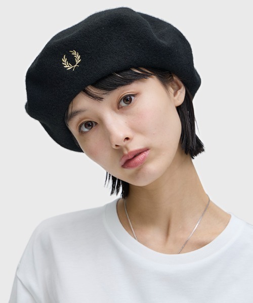 Wool Beret／フレッドペリーベレー帽（ハンチング/ベレー帽）｜FRED