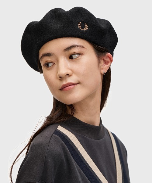 Wool Beret／フレッドペリーベレー帽（ハンチング/ベレー帽）｜FRED