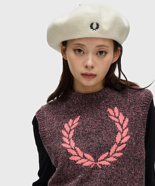 Fred Perry フレッドペリー ベレー帽 Wool Beret フレペ セール】Wool Beret／フレッドペリーベレー帽（ハンチング/ベレー帽