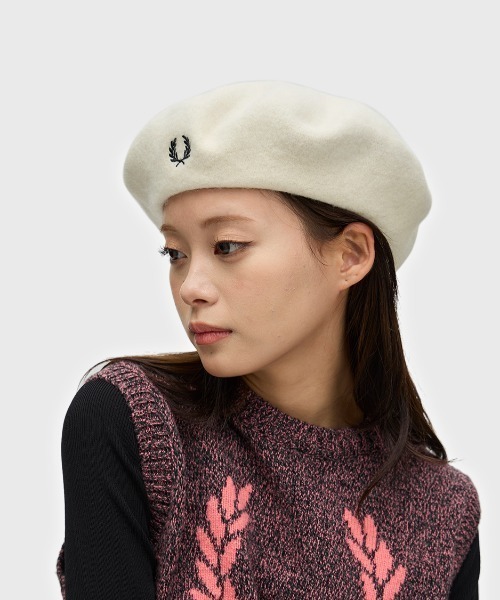 Wool Beret／フレッドペリーベレー帽（ハンチング/ベレー帽）｜FRED