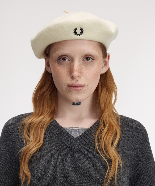FRED PERRY（フレッドペリー）の「Wool Beret／フレッドペリーベレー帽
