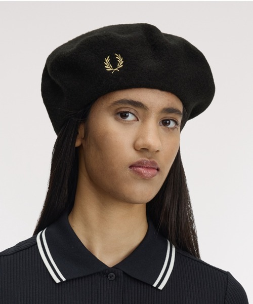 Wool Beret／フレッドペリーベレー帽（ハンチング/ベレー帽）｜FRED