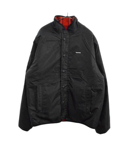 supreme 黒 バンダナ フリース リバーシブル Sサイズ Supreme フリース 黒 バンダナ ブランド古着リバーシブルバンダナ