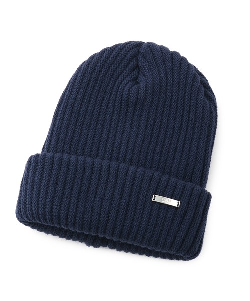 TAKEO KIKUCHI（タケオキクチ）の「リブワッチキャップ（ニットキャップ/ビーニー・メンズ・チャコールグレー/ブラック/ネイビー・00）」の3枚目の写真