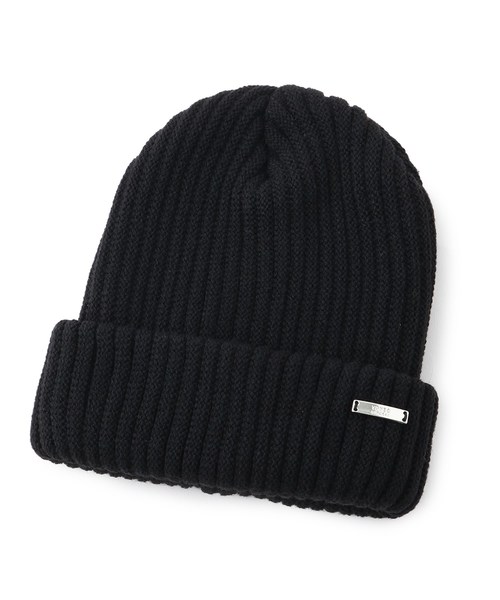 TAKEO KIKUCHI（タケオキクチ）の「リブワッチキャップ（ニットキャップ/ビーニー・メンズ・チャコールグレー/ブラック/ネイビー・00）」の2枚目の写真