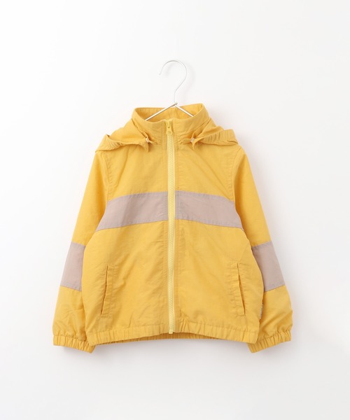 MAKE YOUR DAY（メイクユアデイ）の「【リンクコーデ】裏メッシュウィンドブレーカー■80～140cm（マウンテンパーカー・キッズ・ネイビー/ミント/ブラック/ピンク/イエロー・90/100/110/120/130/140/80）」の4枚目の写真