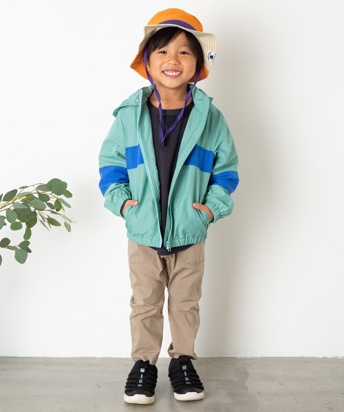 MAKE YOUR DAY（メイクユアデイ）の「【リンクコーデ】裏メッシュウィンドブレーカー■80～140cm（マウンテンパーカー・キッズ・ネイビー/ミント/ブラック/ピンク/イエロー・90/100/110/120/130/140/80）」の17枚目の写真