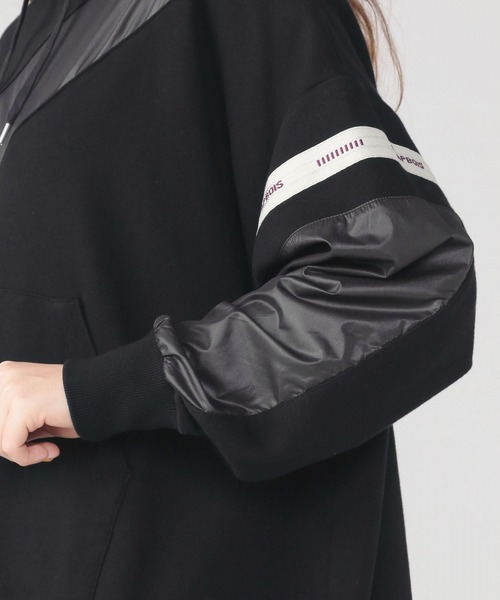 FRAPBOIS（フラボア）の「フラッグカット（パーカー・レディース・ベージュ系その他/ブラック・1）」の6枚目の写真