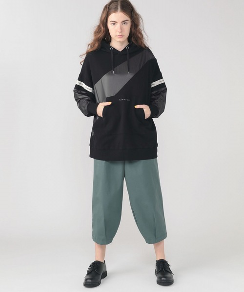 FRAPBOIS（フラボア）の「フラッグカット（パーカー・レディース・ベージュ系その他/ブラック・1）」の9枚目の写真