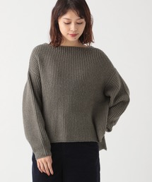 studio CLIP | 5ゲージコットンスラブ畦プルオーバー(ニット/セーター)