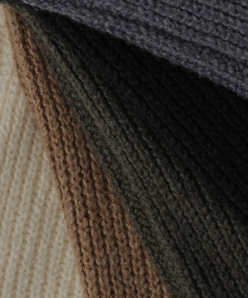 studio CLIP（スタディオクリップ）の「5ゲージコットンスラブ畦プルオーバー（ニット/セーター・レディース・ベージュ/パープル/グリーン/ホワイト/ネイビー・LARGE/MEDIUM）」の17枚目の写真