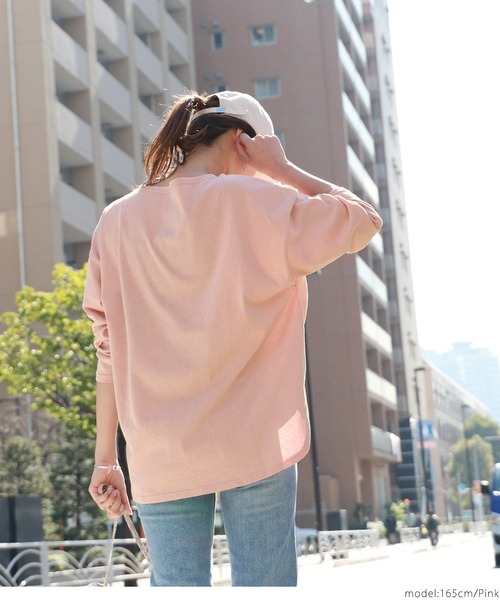 coca(coca)(コカ)の「テールカットボートネックカットソー(Tシャツ/カットソー・レディース・ホワイト/ベージュ/ピンク/チャコール・ONE SIZE)」の5枚目の写真