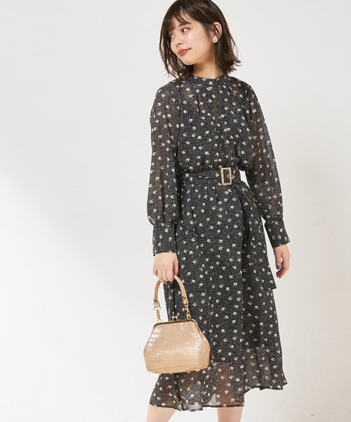 natural couture(ナチュラルクチュール)の「【WEB限定カラー有り】2WAYきれいめワンピース(ワンピース・レディース・モカ/ベージュ/ミント/その他1/その他2/その他3・FREE)」の6枚目の写真