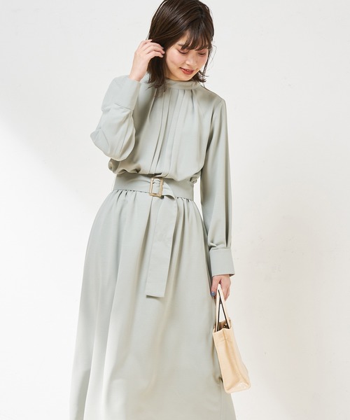 natural couture(ナチュラルクチュール)の「【WEB限定カラー有り】2WAYきれいめワンピース(ワンピース・レディース・モカ/ベージュ/ミント/その他1/その他2/その他3・FREE)」の15枚目の写真