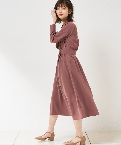 natural couture(ナチュラルクチュール)の「【WEB限定カラー有り】2WAYきれいめワンピース(ワンピース・レディース・モカ/ベージュ/ミント/その他1/その他2/その他3・FREE)」の8枚目の写真