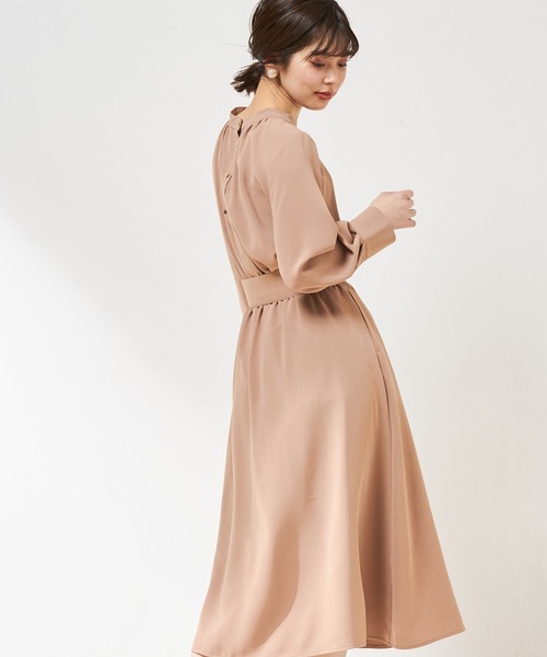 natural couture(ナチュラルクチュール)の「【WEB限定カラー有り】2WAYきれいめワンピース(ワンピース・レディース・モカ/ベージュ/ミント/その他1/その他2/その他3・FREE)」の12枚目の写真