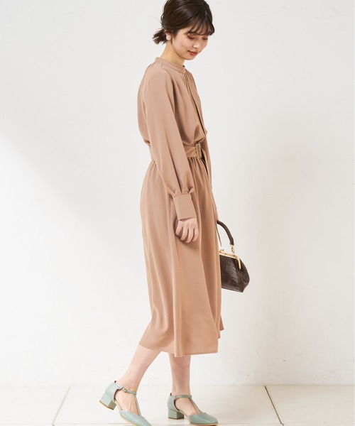 natural couture(ナチュラルクチュール)の「【WEB限定カラー有り】2WAYきれいめワンピース(ワンピース・レディース・モカ/ベージュ/ミント/その他1/その他2/その他3・FREE)」の11枚目の写真