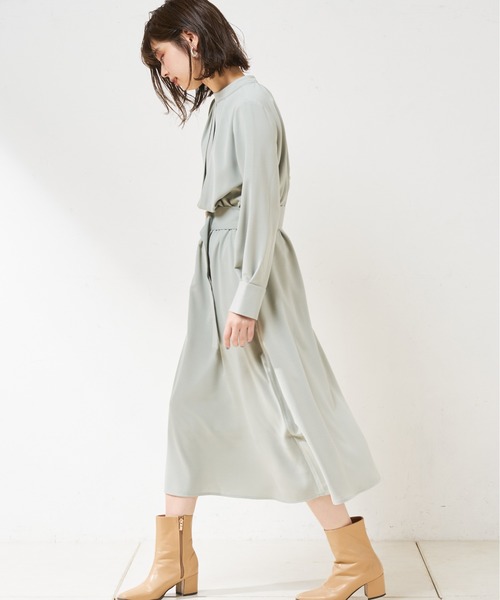 natural couture(ナチュラルクチュール)の「【WEB限定カラー有り】2WAYきれいめワンピース(ワンピース・レディース・モカ/ベージュ/ミント/その他1/その他2/その他3・FREE)」の14枚目の写真