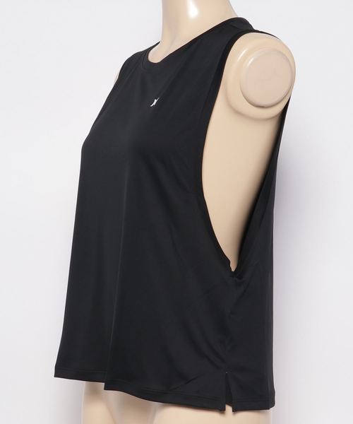 Hurley (ハーレー)の「W QD OAO BIKER SURF TANK / ハーレー レディース タンクトップ クイックドライ UPF50+ アウトドア マリンスポーツ フィットネス ジム ヨガ(タンクトップ・レディース・ホワイト/ブラック/マルチ/ブルー・SMALL/MEDIUM/X-SMALL)」の6枚目の写真
