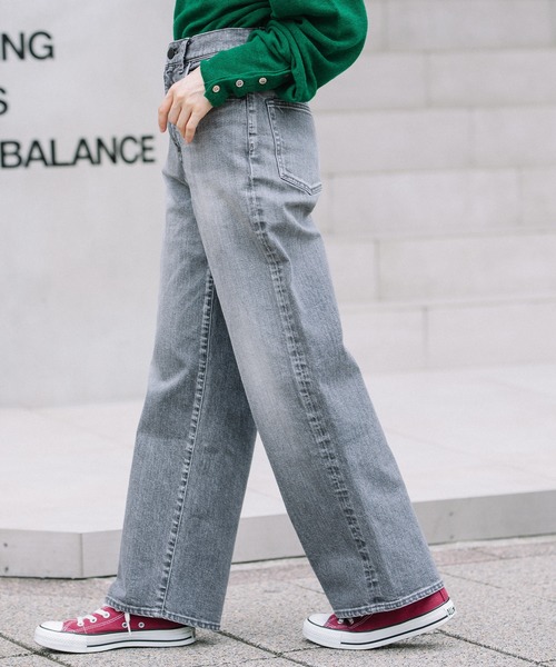 Munich(ミューニック)の「10イヤーストレッチブラックデニムパンツ(デニムパンツ・レディース・グレー・S/M/XS/XXS)」の9枚目の写真