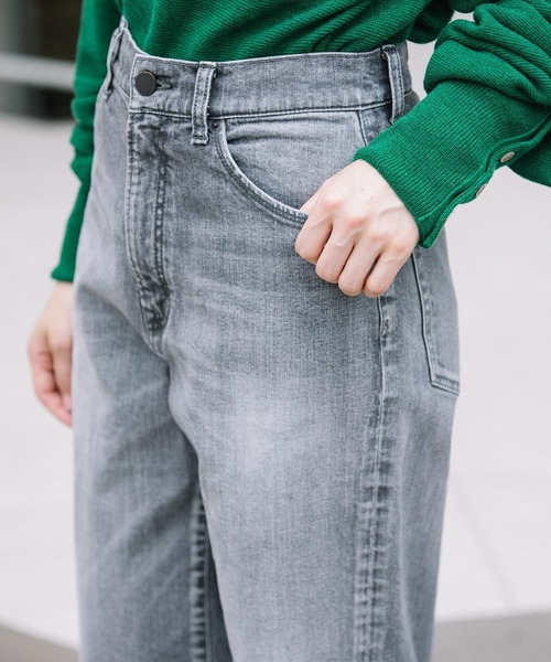 Munich(ミューニック)の「10イヤーストレッチブラックデニムパンツ(デニムパンツ・レディース・グレー・S/M/XS/XXS)」の6枚目の写真