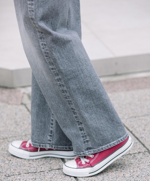 Munich(ミューニック)の「10イヤーストレッチブラックデニムパンツ(デニムパンツ・レディース・グレー・S/M/XS/XXS)」の5枚目の写真