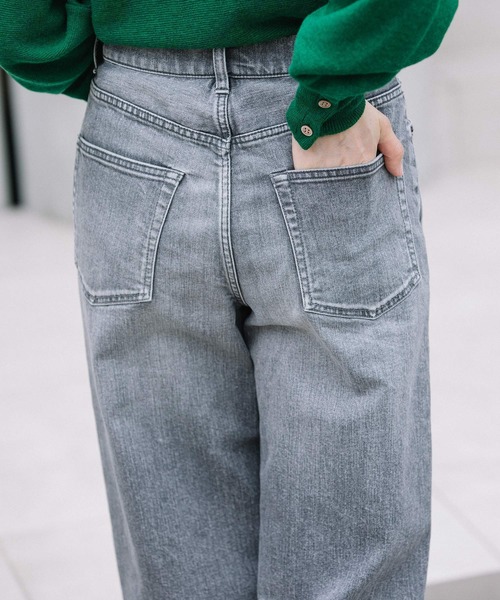 Munich(ミューニック)の「10イヤーストレッチブラックデニムパンツ(デニムパンツ・レディース・グレー・S/M/XS/XXS)」の4枚目の写真