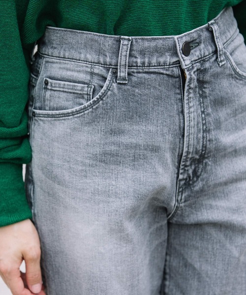 Munich(ミューニック)の「10イヤーストレッチブラックデニムパンツ(デニムパンツ・レディース・グレー・S/M/XS/XXS)」の3枚目の写真