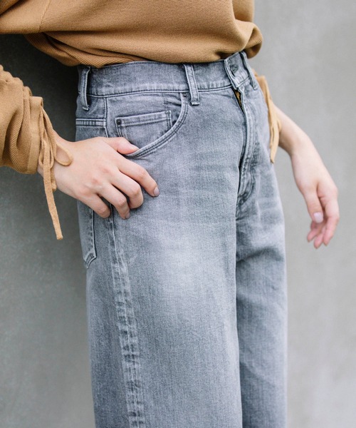 Munich(ミューニック)の「10イヤーストレッチブラックデニムパンツ(デニムパンツ・レディース・グレー・S/M/XS/XXS)」の15枚目の写真