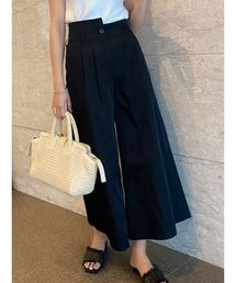 アシメウエストワイドパンツ