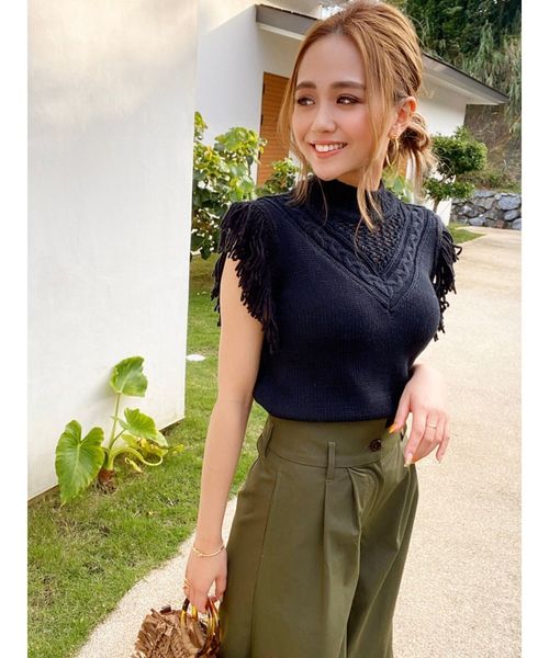 RESEXXY(リゼクシー)の「アシメウエストワイドパンツ(その他パンツ・レディース・ブラウン/ブラック/カーキ・SMALL/MEDIUM)」の19枚目の写真