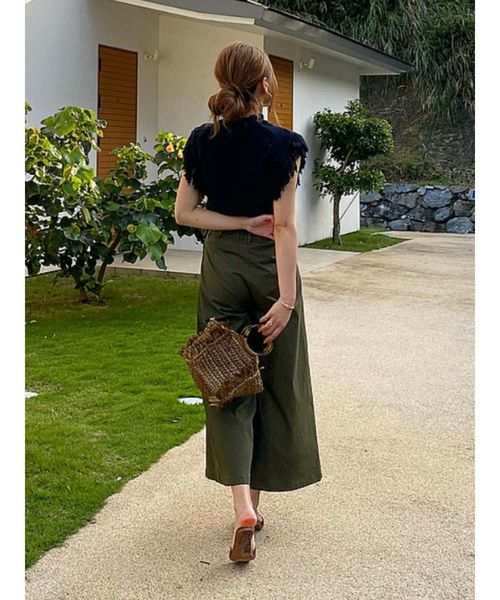 RESEXXY(リゼクシー)の「アシメウエストワイドパンツ(その他パンツ・レディース・ブラウン/ブラック/カーキ・SMALL/MEDIUM)」の16枚目の写真