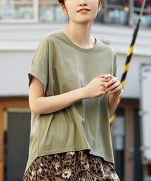 【汗が染みない ゆったりTシャツ】 汗しみない Tシャツ［ワイドシルエット］ 汗染み防止