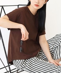 【汗が染みない ゆったりTシャツ】 汗しみない Tシャツ［ワイドシルエット］ 汗染み防止