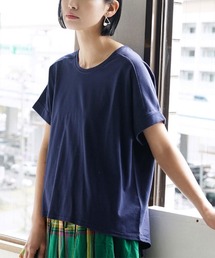 【汗が染みない ゆったりTシャツ】 汗しみない Tシャツ［ワイドシルエット］ 汗染み防止