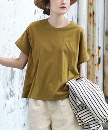 【汗が染みない ゆったりTシャツ】 汗しみない Tシャツ［ワイドシルエット］ 汗染み防止