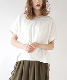 【汗が染みない ゆったりTシャツ】 汗しみない Tシャツ［ワイドシルエット］ 汗染み防止