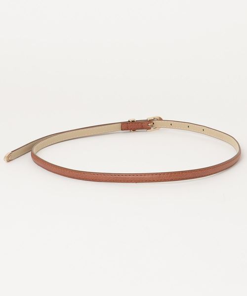 WEGO（ウィゴー）の「WEGO/ゴールドバックル細ベルト（ベルト・レディース・ブラウン/ブラック/その他1・FREE）」の4枚目の写真