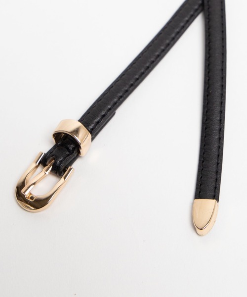 WEGO（ウィゴー）の「WEGO/ゴールドバックル細ベルト（ベルト・レディース・ブラウン/ブラック/その他1・FREE）」の13枚目の写真