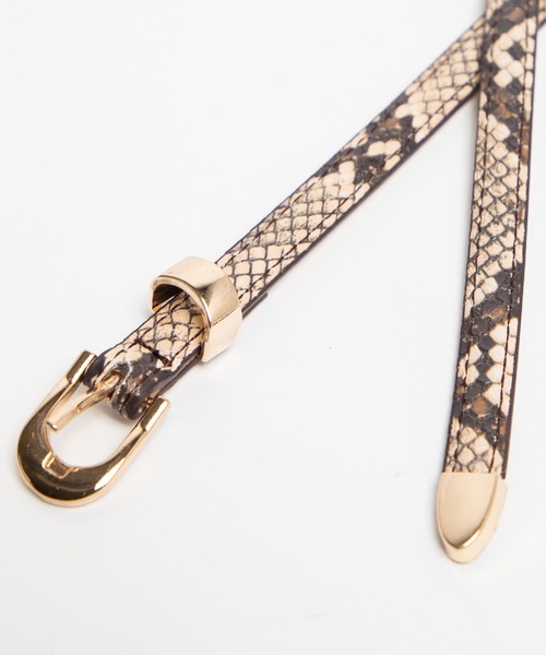 WEGO（ウィゴー）の「WEGO/ゴールドバックル細ベルト（ベルト・レディース・ブラウン/ブラック/その他1・FREE）」の14枚目の写真