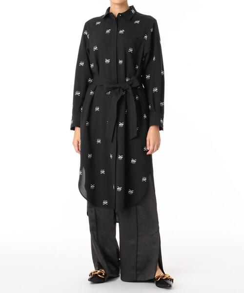 グレースクラス　リボンモチーフシャツワンピース GRACE CLASS（グレースクラス）の「リボンモチーフシャツワンピース