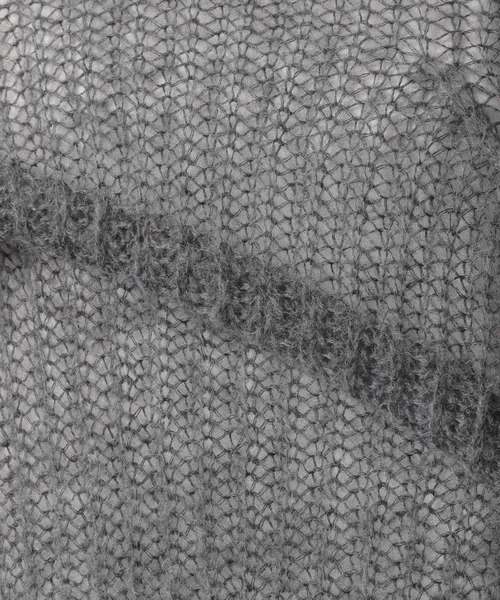 LEPSIM（レプシィム）の「5Gフワフワスカシプルオーバー　918761（ニット/セーター・レディース・チャコールグレー/レッド/モカ/グレイッシュベージュ・FREE）」の22枚目の写真