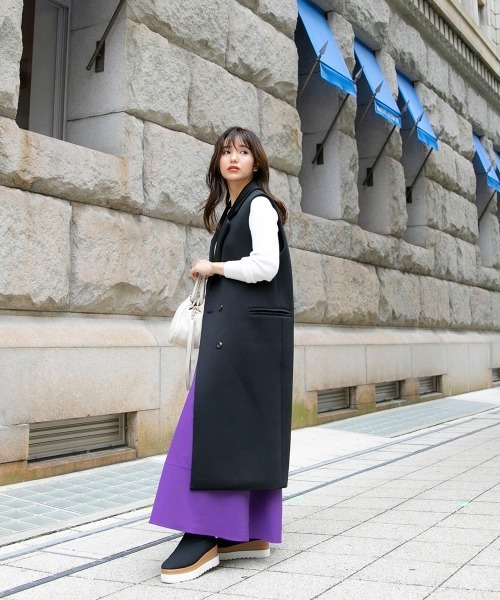 VICKY（ビッキー）の「ダブルボタンロングベスト（ベスト）」 - WEAR