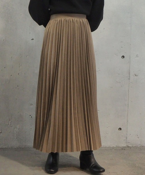tiptop(ティップトップ)の「2020AW アソート素材プリーツスカート(スカート・レディース・ブラック/ブラウン/ブルー/グレイッシュベージュ/アイボリー・FREE)」の16枚目の写真