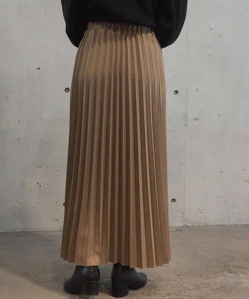 tiptop(ティップトップ)の「2020AW アソート素材プリーツスカート(スカート・レディース・ブラック/ブラウン/ブルー/グレイッシュベージュ/アイボリー・FREE)」の19枚目の写真