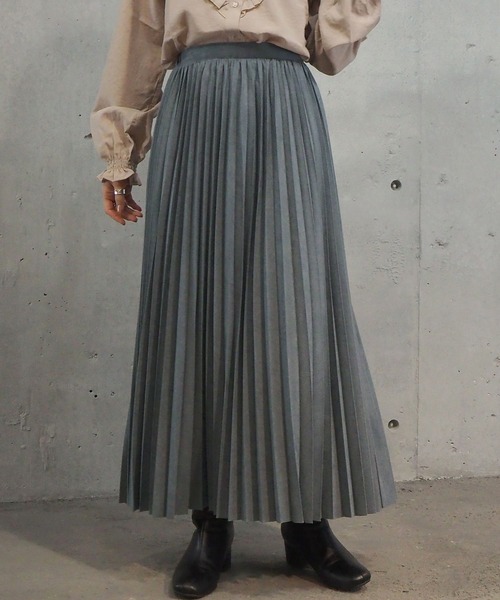tiptop(ティップトップ)の「2020AW アソート素材プリーツスカート(スカート・レディース・ブラック/ブラウン/ブルー/グレイッシュベージュ/アイボリー・FREE)」の20枚目の写真