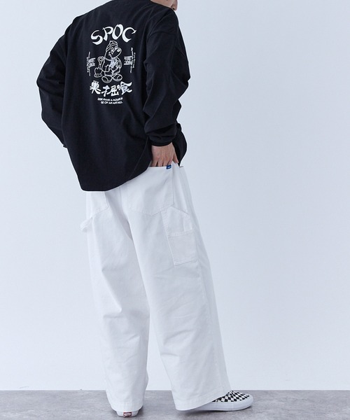 SPOC STORE(スポックストア)の「【SPOC STORE】チャイナプリントLSカットソー(Tシャツ/カットソー・メンズ・ホワイト/ブラック/モスグリーン・M/L)」の20枚目の写真